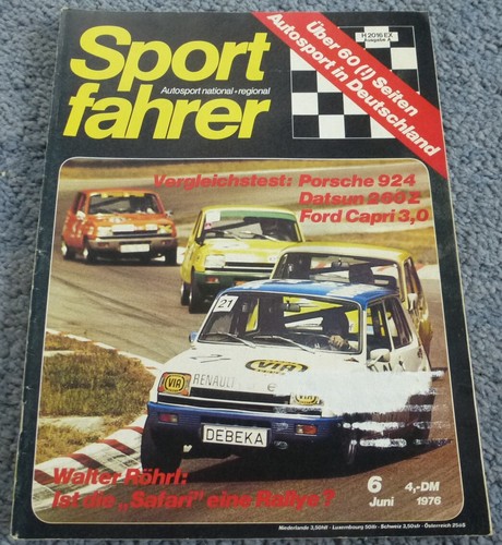 Sportfahrer porsche 924 - sportfahrer,