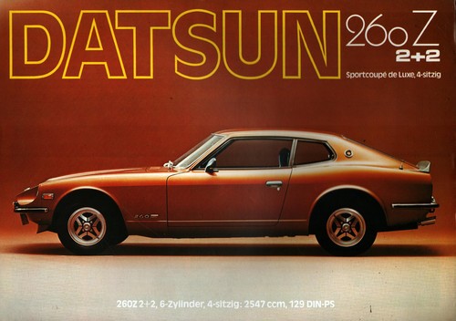 Prospekt datsun nissan 260 - datsun, z