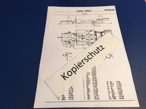 Maßplan bodengruppe datsun - bodengruppe,